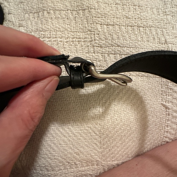 Vintage Coach black briefcase, shoulder strap, silver tone hardware in GUC - Picture 16 of 16